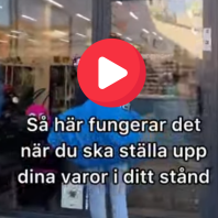 Så ställer du upp på ditt stånd